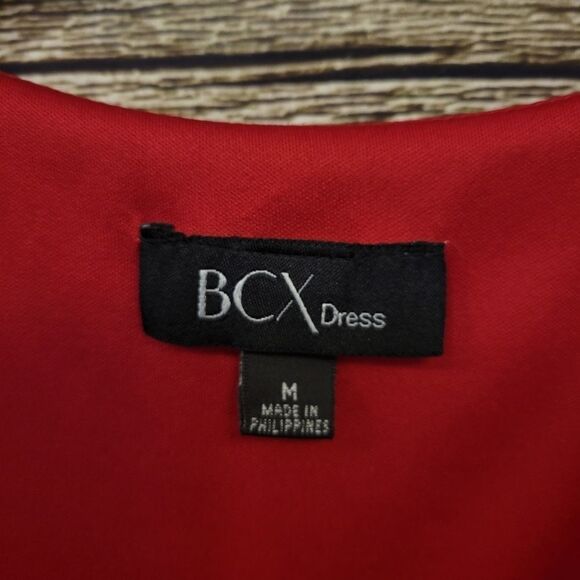 BCX Sleeveless Women's Red dress size : medium midi Pre-owned - Picture 3 of 8